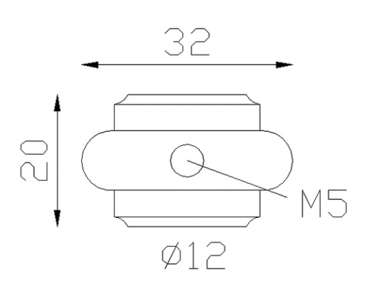 Garniture de barreaux en acier tourné. Compatible avec des barreaux de diamètre 12mm, grâce à son taraude de ø12,5mm. Hauteur 20mm largeur 32mm. Cette bague d'apparence sobre ornera vos barreaux de grilles de défense, portails, escaliers par exemple. Fixation facile, à visser avec vis de taraudage M5. Fourni brut, à peindre ou à vernir avec un produit adapté pour la protection contre la corrosion.