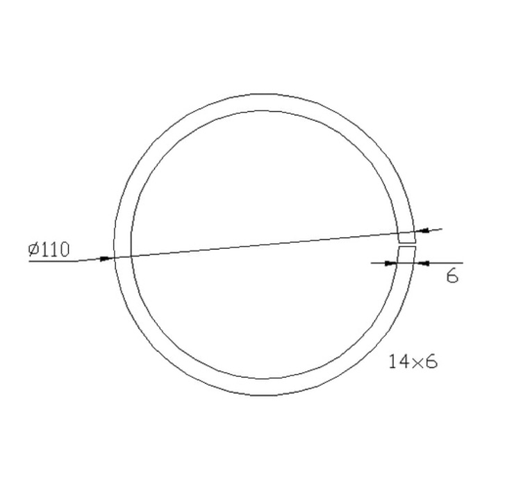 Cercle décoratif, en fer forgé. Diamètre 110mm profilé en fer plat de 14x6mm. Fixation par soudure. Permet de décorer avec un style art moderne votre fabrication en fer forgé, portail, clôture, pergola, mais également permet de renforcer la sécurité, en diminuant le vide entre barreau, ou d'augmenter le soutien. Fourni brut, à peindre ou à vernir pour protéger contre la corrosion.