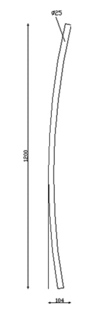 Finition/Départ pour panneau floral, en acier. Hauteur 1200mm largeur 104mm, section en rond de diamètre 25mm. Permet de réaliser des clôtures, des rambardes, des gardes corps, par exemple. Utilisation en intérieur comme en extérieur. Fourni brut, à peindre ou à vernir pour le protéger contre la corrosion. Produit lié <b>au panneau 157402 et 15740</b>.