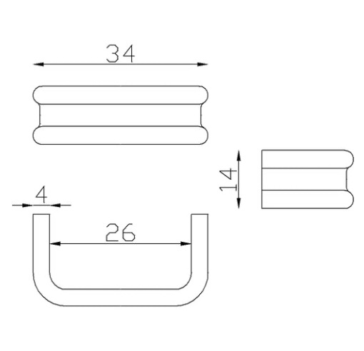 Collier profilé plat laminé, pleine, en fer forgé. Longueur de 2000mm largeur 14mm et épaisseur 4mm. Idéal pour l'assemblage de 2 volutes en 14x6mm et 1 barreau en carré de 14mm et créer la composition de votre choix, pour une utilisation en intérieur comme en extérieur. Fixation par soudure. Très utilisé en ferronnerie d'art, il permet d'assembler sans soudure volutes en profil plat ou carré. Cette fixation à l'ancienne donnera un effet des plus raffinés à votre réalisation. Vous pouvez toutefois souder vos éléments entre eux et ajouter la bague d'assemblage pour améliorer la finition et l'esthétique de votre œuvre, que ce soit un portail en fer forgé, une rambarde en fer forgé ou encore une pergola en fer forgé.