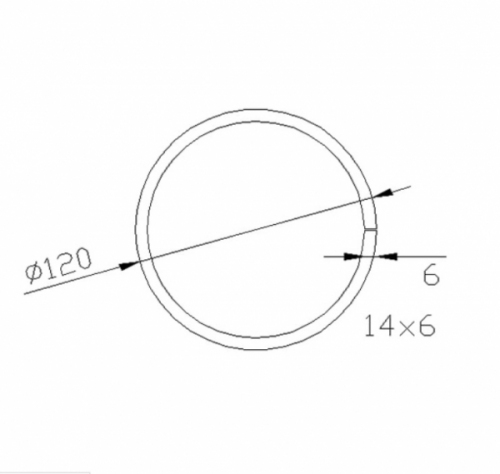 Cercle décoratif, en fer forgé. Diamètre 120mm profilé en fer plat de 14x6mm. Fixation par soudure. Permet de décorer avec un style art moderne votre fabrication en fer forgé, portail, clôture, pergola, mais également permet de renforcer la sécurité, en diminuant le vide entre barreau, ou d'augmenter le soutien. Fourni brut, à peindre ou à vernir pour protéger contre la corrosion.