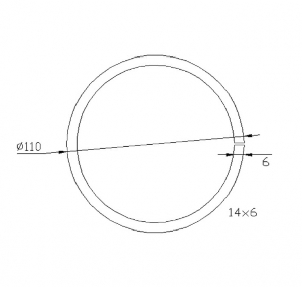 Cercle décoratif, en fer forgé. Diamètre 110mm profilé en fer plat de 14x6mm. Fixation par soudure. Permet de décorer avec un style art moderne votre fabrication en fer forgé, portail, clôture, pergola, mais également permet de renforcer la sécurité, en diminuant le vide entre barreau, ou d'augmenter le soutien. Fourni brut, à peindre ou à vernir pour protéger contre la corrosion.