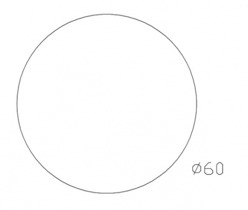 Boule pleine métallique d'un diamètre de 60mm, non calibrée tolérance +/- 1mm. Non percée. En fer forgé finition lisse. Fixation par soudure. Fournie brut, à vernir ou à peindre avec un produit qui protège de la corrosion. Permet de rendre unique votre élément de ferronnerie avec son utilisation pour tous vos projets, clôture, pergola, meubles par exemple.