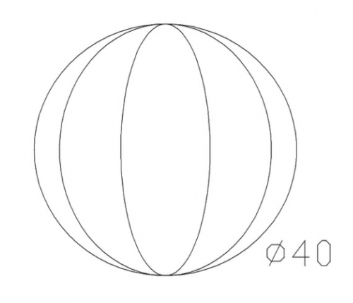 Boule pleine métallique d'un diamètre de 40mm, non calibrée tolérance +/- 1mm. Non percée. En fer forgé finition martelée à facettes. Fixation par soudure. Fournie brut, à vernir ou à peindre avec un produit qui protège de la corrosion. Permet de rendre unique votre élément de ferronnerie avec son utilisation pour tous vos projets, clôture, pergola, meubles par exemple.