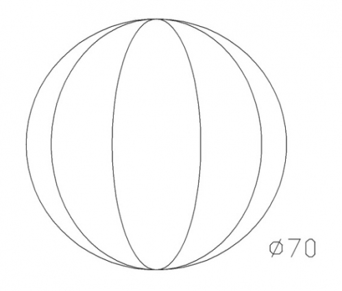 Boule pleine métallique d'un diamètre de 70mm, non calibrée tolérance +/- 1mm. Non percée. En fer forgé finition martelée à facettes. Fixation par soudure. Fournie brut, à vernir ou à peindre avec un produit qui protège de la corrosion. Permet de rendre unique votre élément de ferronnerie avec son utilisation pour tous vos projets, clôture, pergola, meubles par exemple.