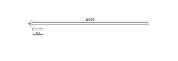 Barre profilé plat laminé, pleine, en fer forgé. Longueur de 2000mm largeur 18mm et épaisseur 6mm. Idéal pour l'assemblage de volutes et créer la composition de votre choix, pour une utilisation en intérieur comme en extérieur. Fixation par soudure. Très utilisé en ferronnerie d'art, il permet d'assembler sans soudure volutes en profil plat ou carré. Cette fixation à l'ancienne donnera un effet des plus raffinés à votre réalisation. Vous pouvez toutefois souder vos éléments entre eux et ajouter la bague d'assemblage pour améliorer la finition et l'esthétique de votre œuvre, que ce soit un portail en fer forgé, une rambarde en fer forgé ou encore une pergola en fer forgé.